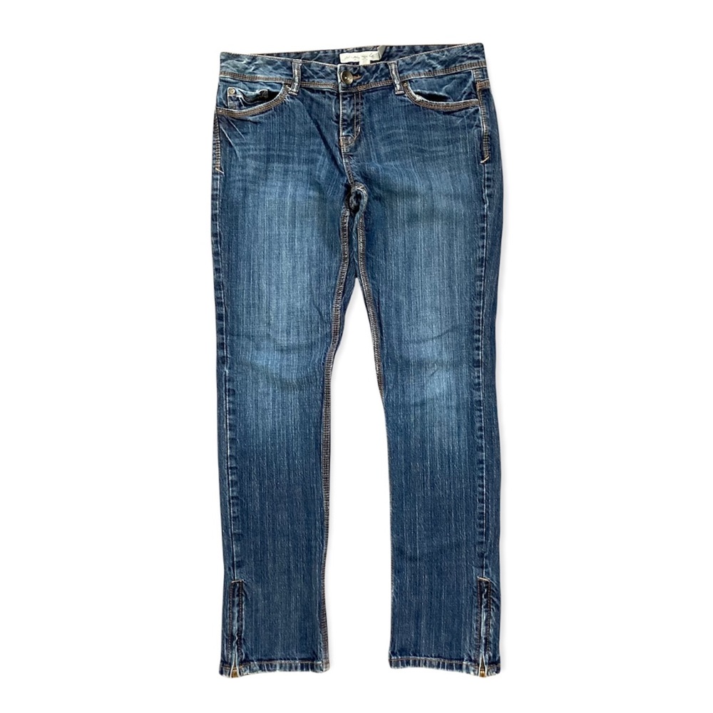 Aeropostale Kieley Ultra Skinny Zip Ankle Blue Jeans Women’s 14 Regular